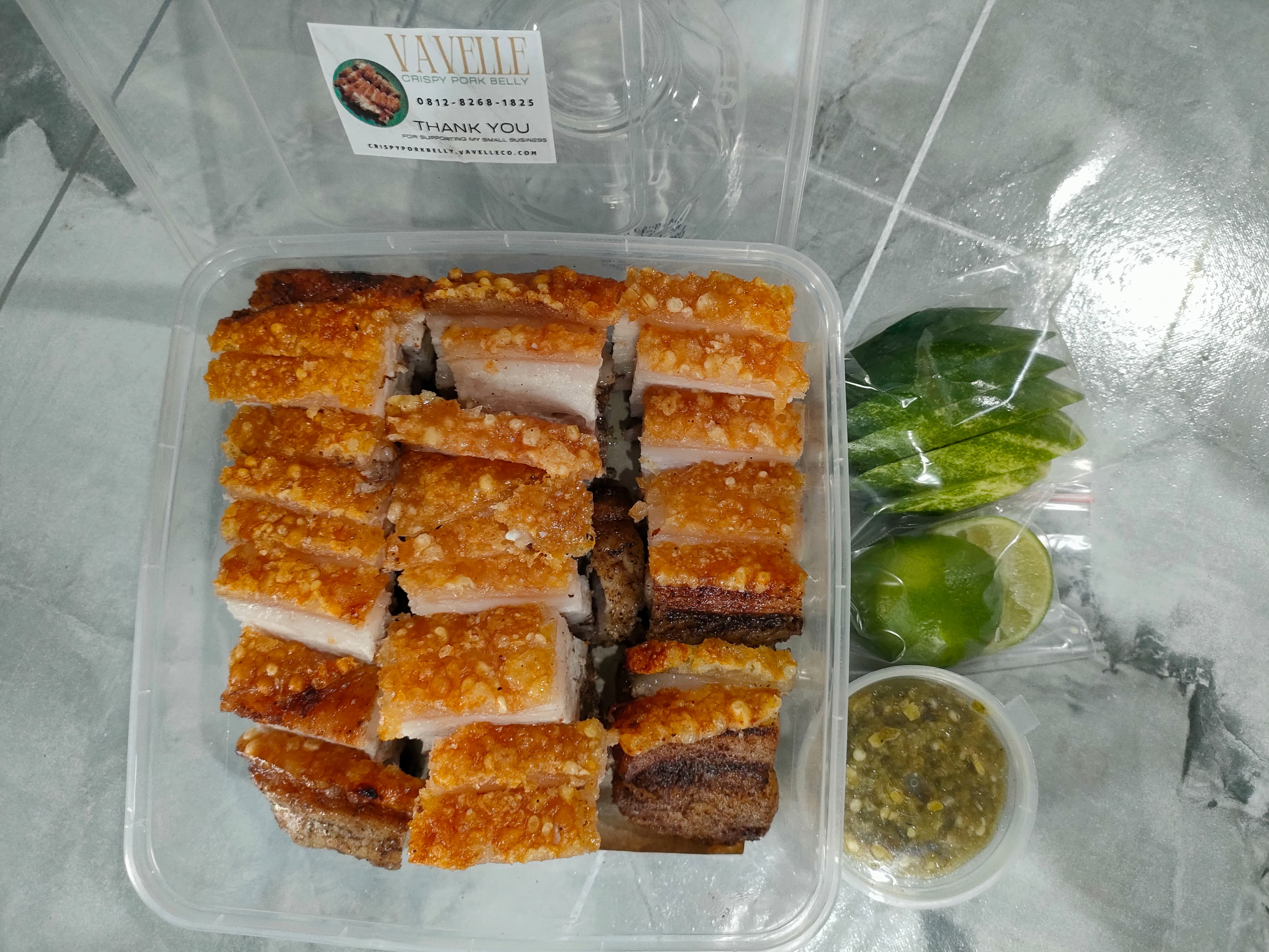Crispy pork belly dish 6